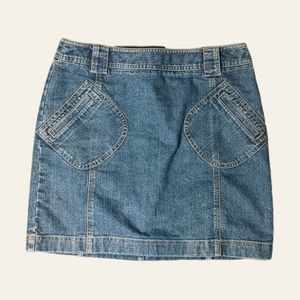 LOFT denim skirt with pockets